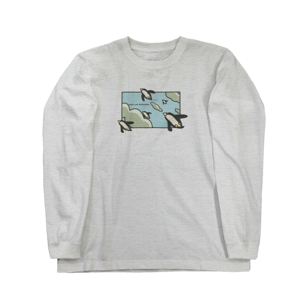 ari designの夢を叶えたペンギン Long Sleeve T-Shirt