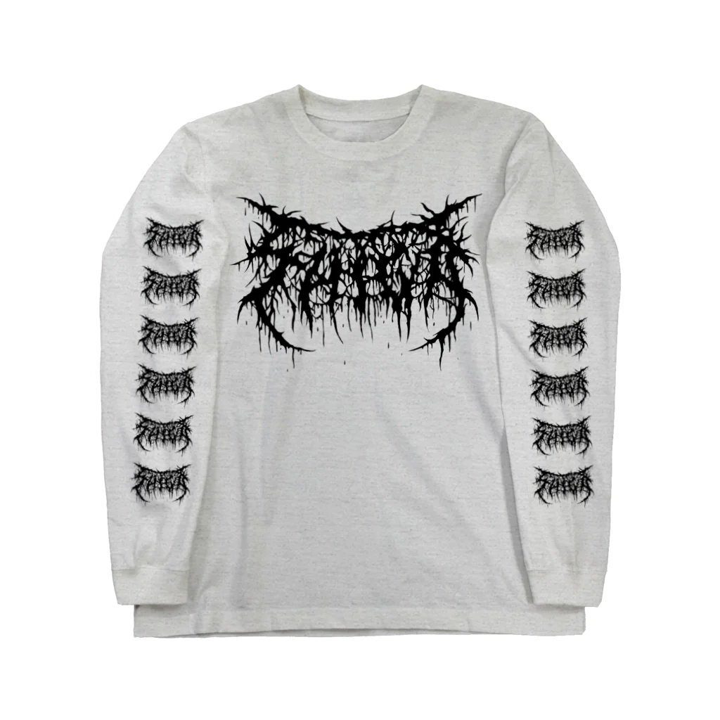 Toshihiro Egawa Artのデスメタル滋賀/ DEATH METAL SHIGA ロングスリーブTシャツ