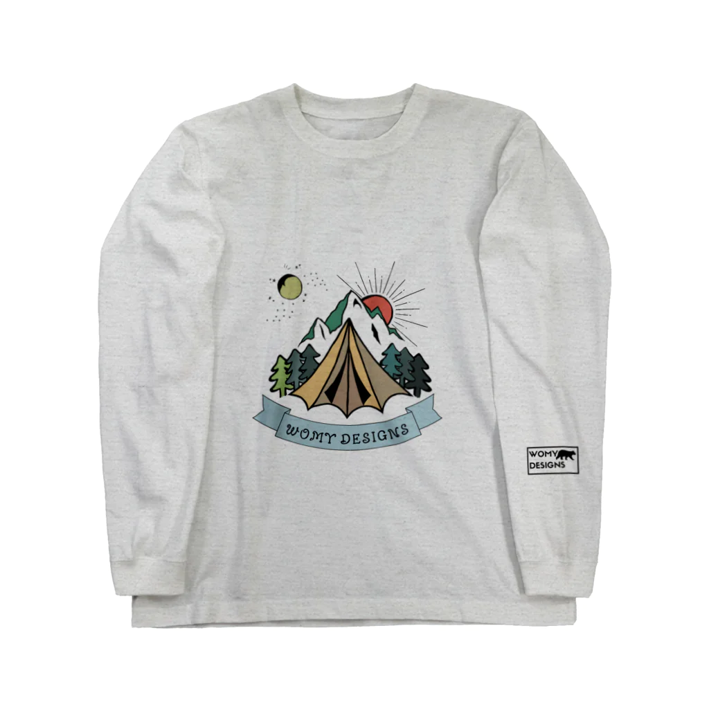 womy designsのMt.tokachi Long Sleeve T-Shirt