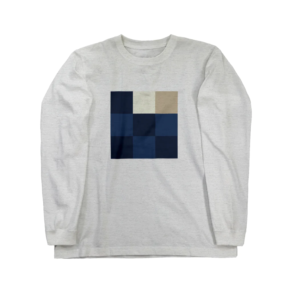 3×3 のドット絵の葛飾北斎 - 3×3 のドット絵 Long Sleeve T-Shirt