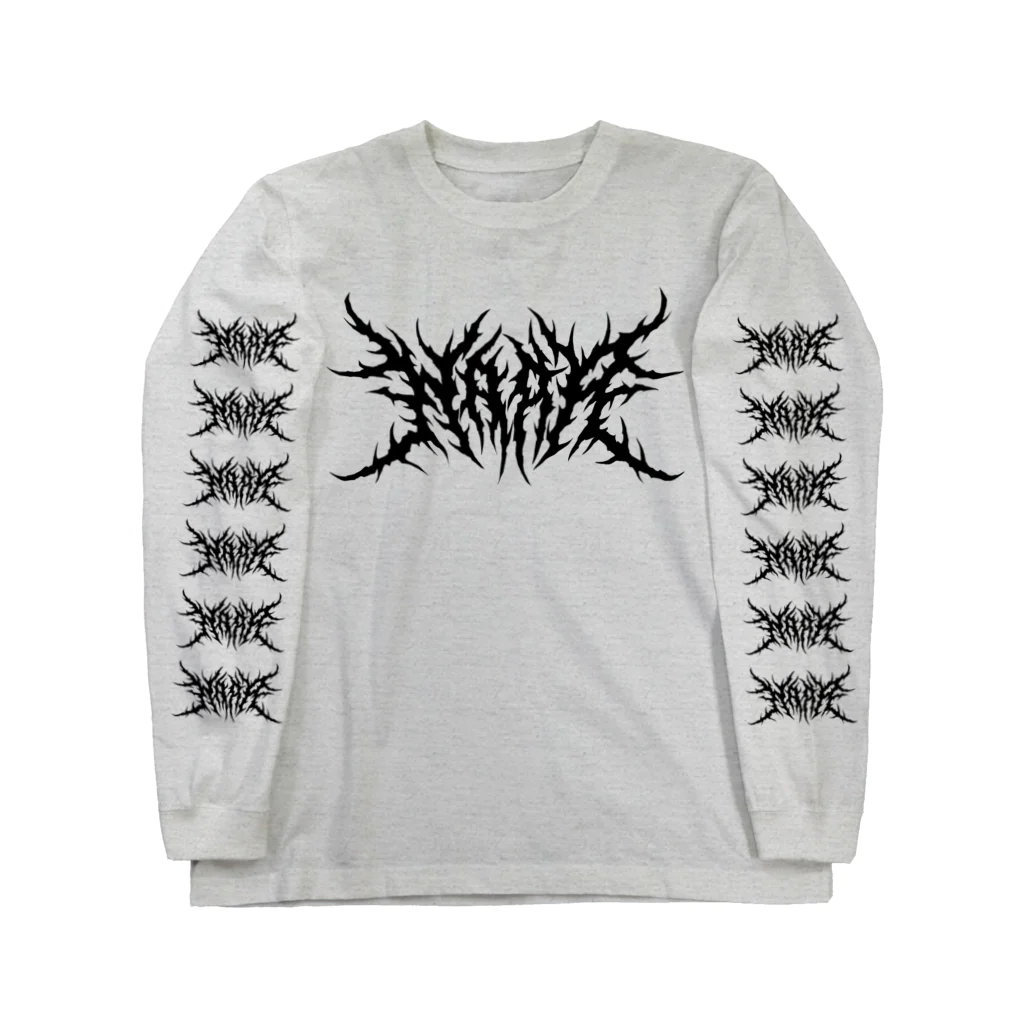 Toshihiro Egawa Artのデスメタル奈良/ DEATH METAL NARA Long Sleeve T-Shirt