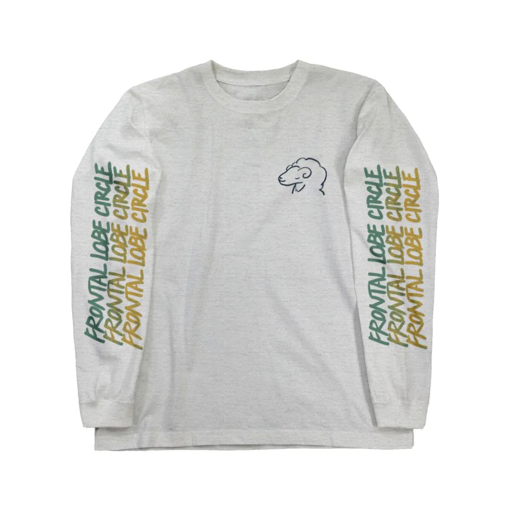 OKAGESAMAのFrontal lobe circle －long tshirs ver 1 Long Sleeve T-Shirt