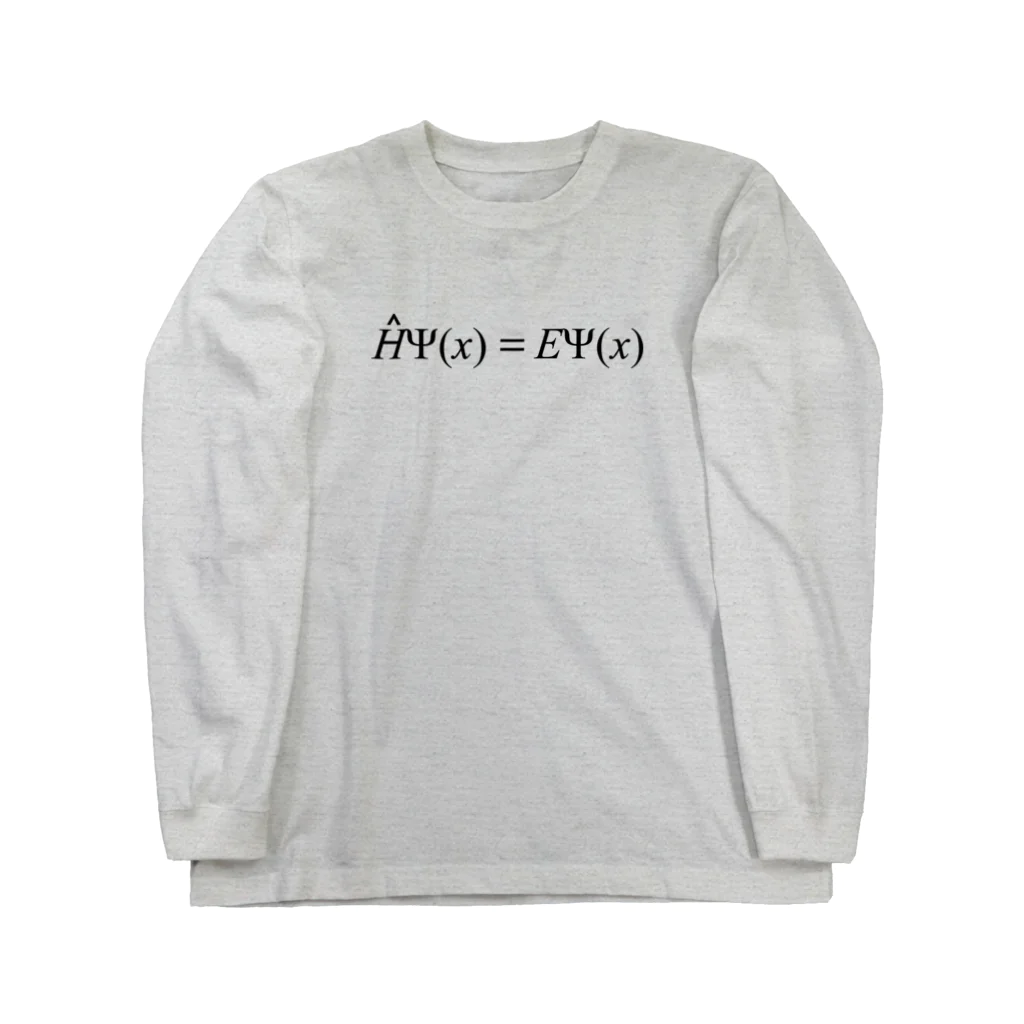 科学雑貨Scientiaのシュレーディンガー方程式 Long Sleeve T-Shirt