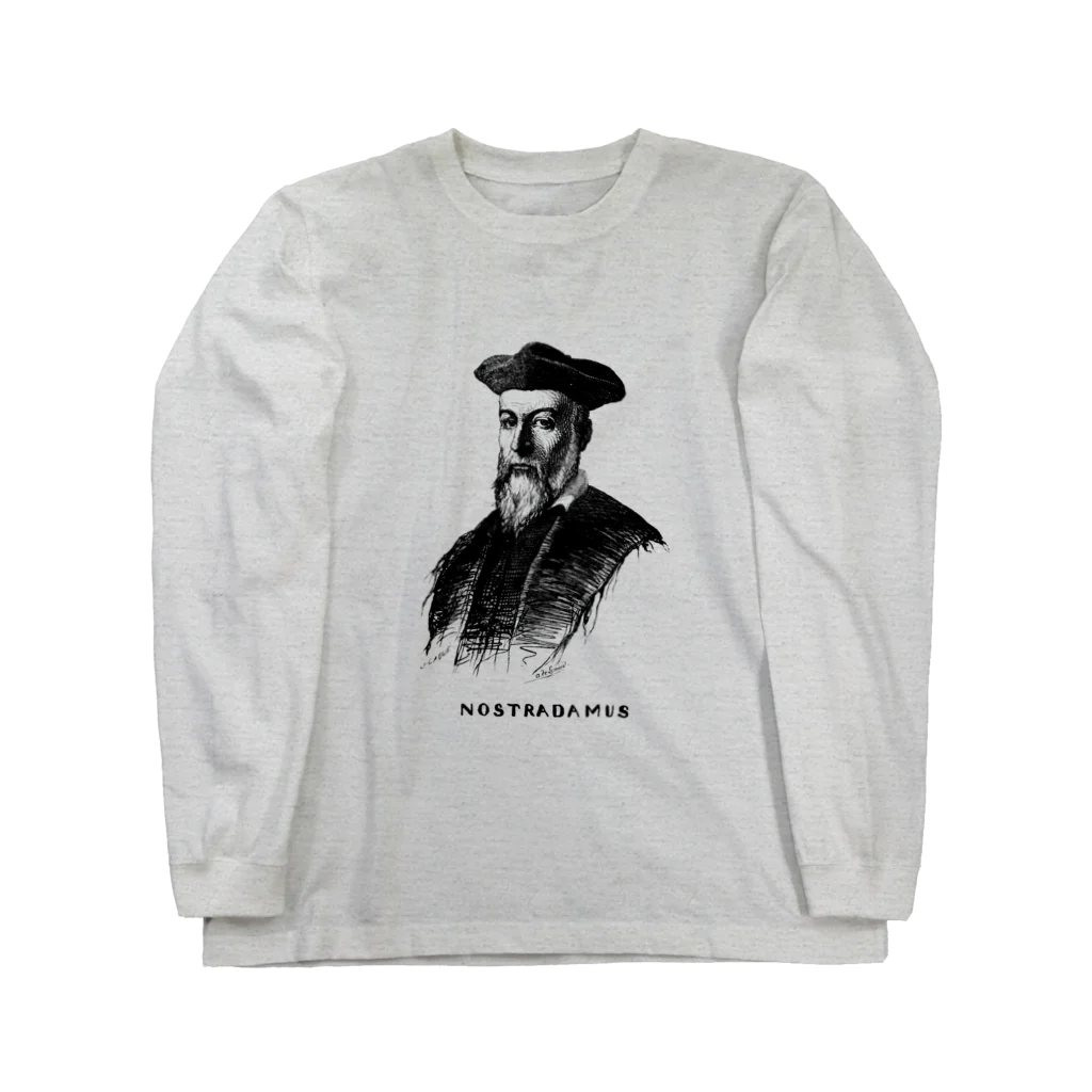 Nursery Rhymes  【アンティークデザインショップ】のノストラダムス Long Sleeve T-Shirt