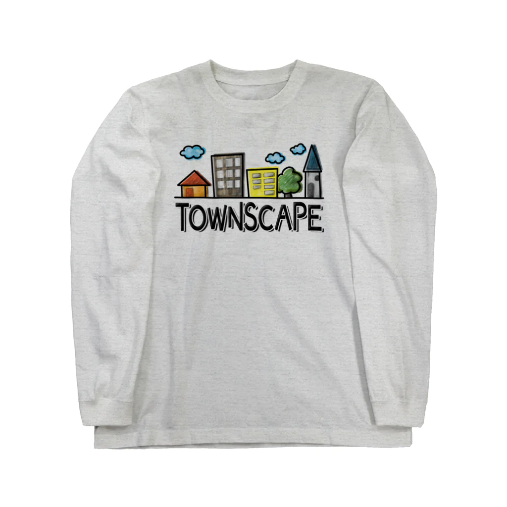 sari'sのTOWNSCAPE/街並み ロングスリーブTシャツ