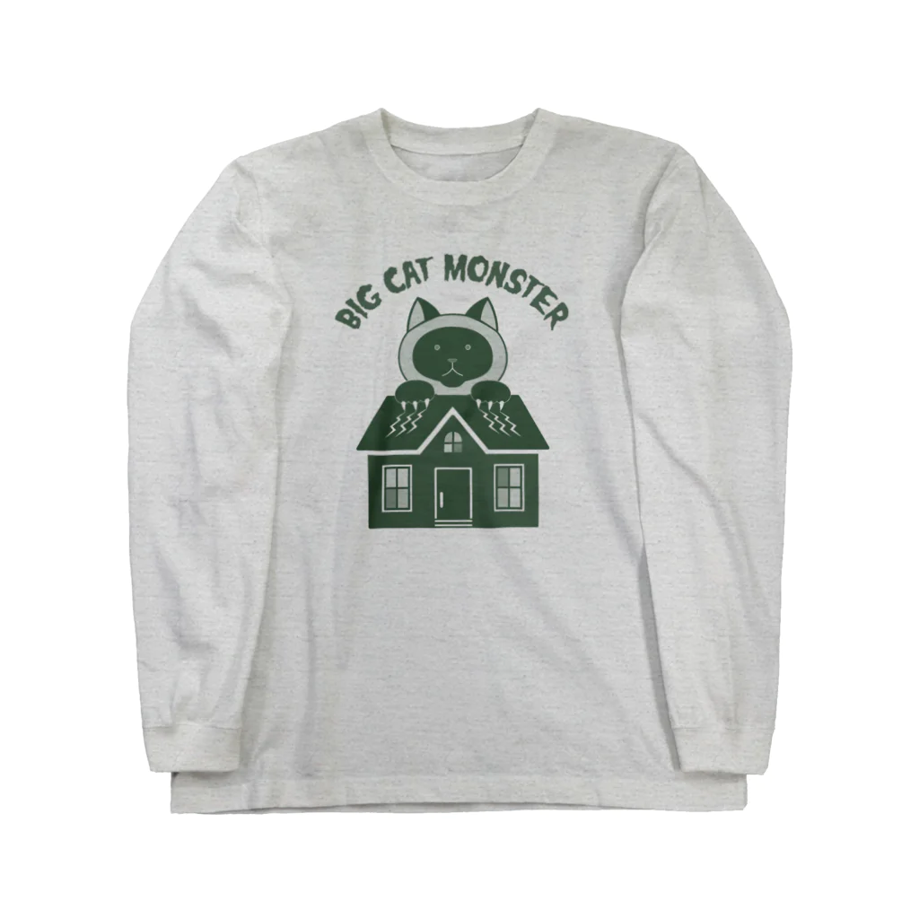 BIG CAT MONSTERのシャム猫 あっこちゃん トップス Long Sleeve T-Shirt