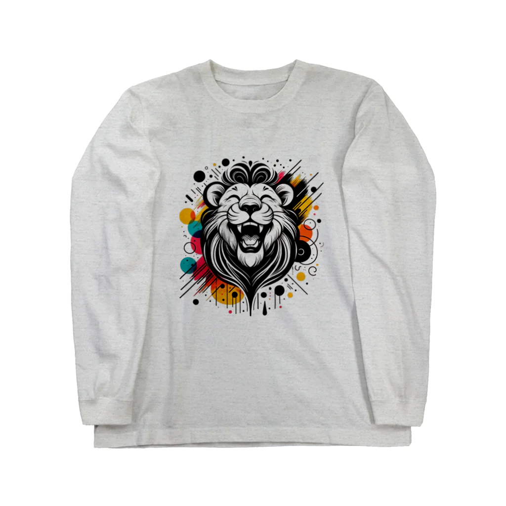 リトルスター・クローゼットの#laughing animal art Long Sleeve T-Shirt