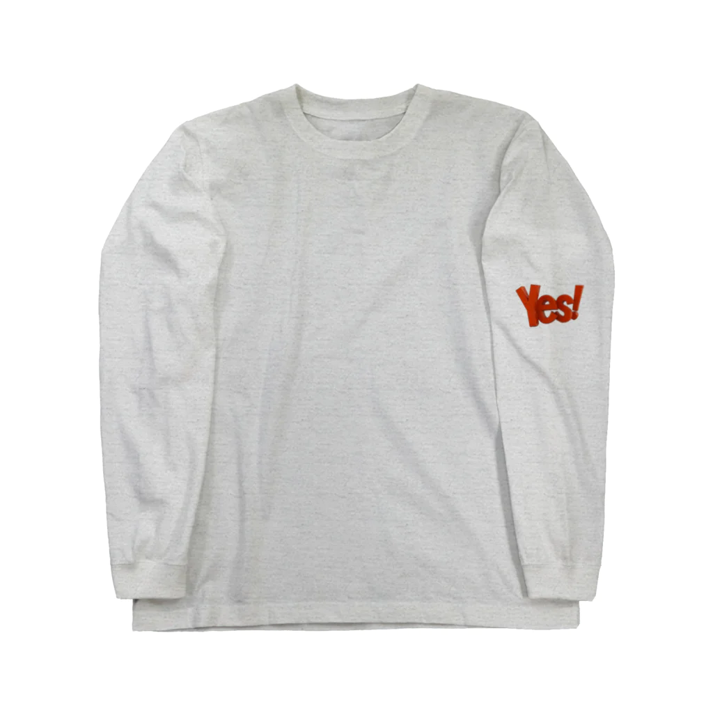 アンティークZeeeのYES! ポジティブWoman Long Sleeve T-Shirt