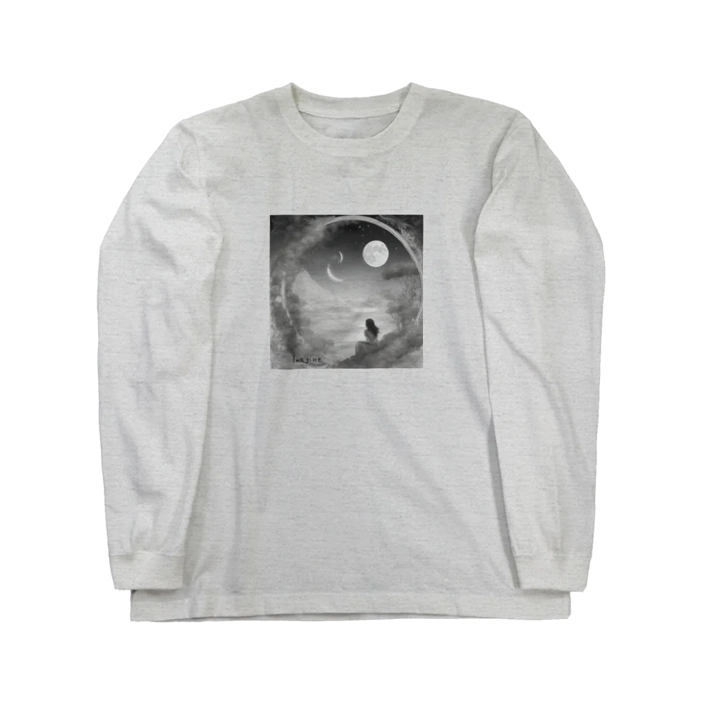 MOONのImagine　moonシリーズ１ ロングスリーブTシャツ