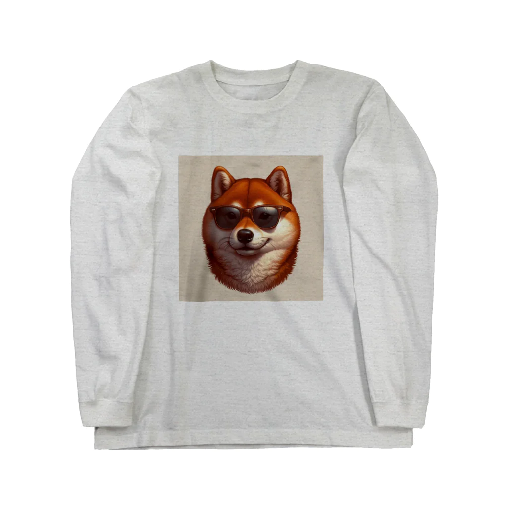 Creaturesの柴犬サン ロングスリーブTシャツ