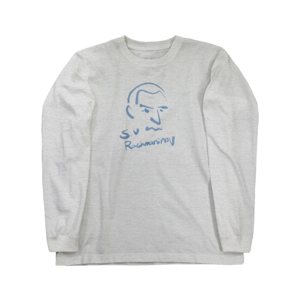 OSHIYOMANのセルゲイ・ラフマニノフ　S.V.Rachmaninov / Rachmaninoff ロングスリーブTシャツ