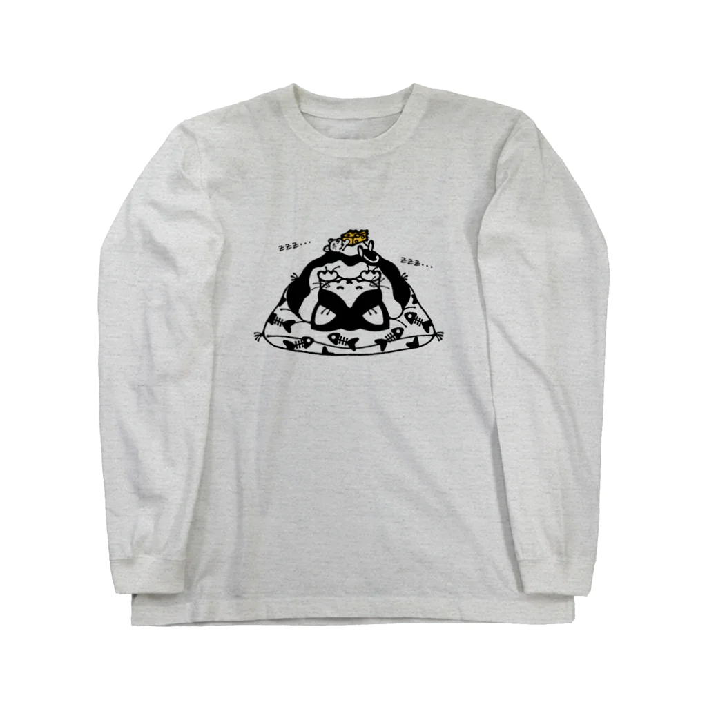 yuccoloのお眠り猫 Long Sleeve T-Shirt