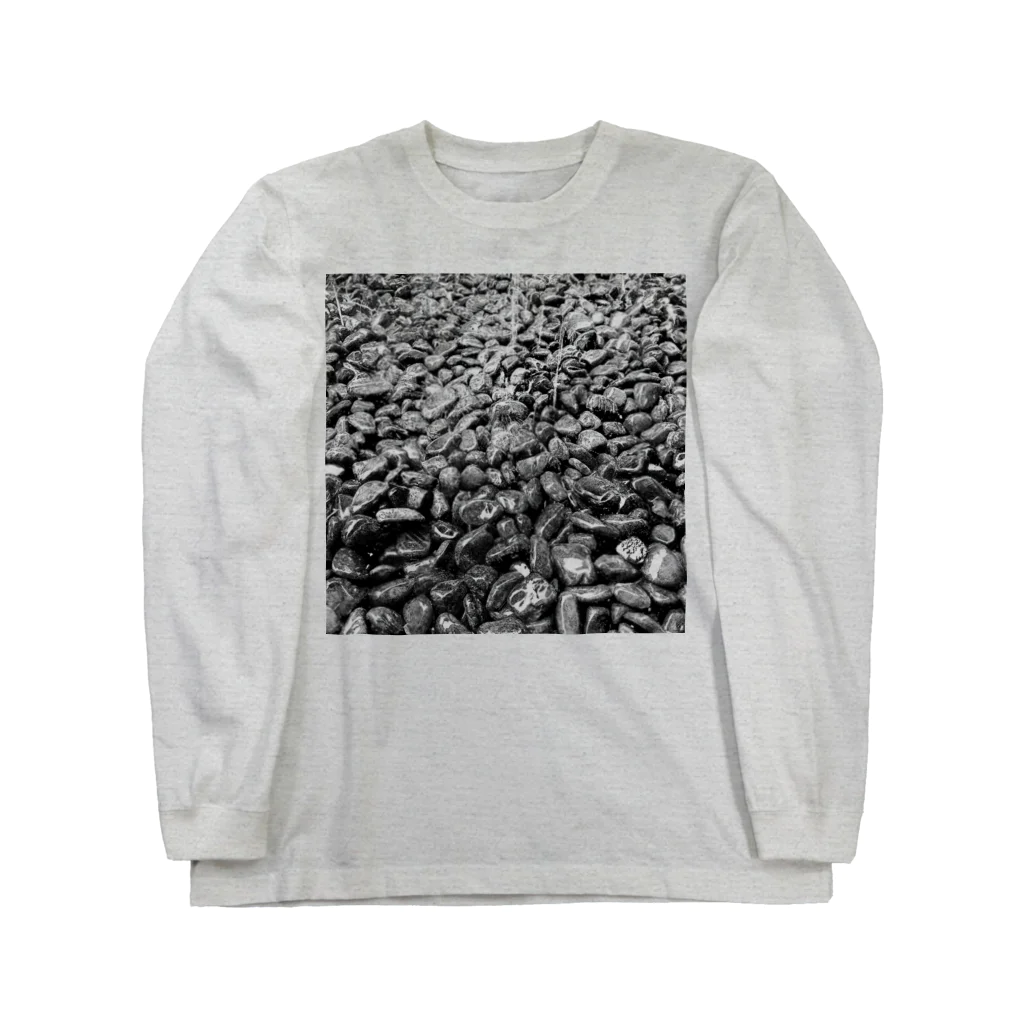 Longnosuke0707の石と雨 Long Sleeve T-Shirt