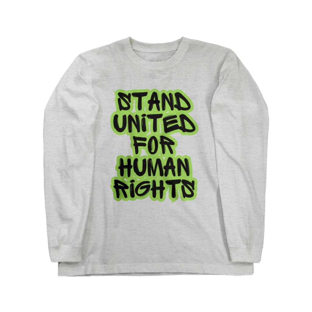 chataro123のStand United for Human Rights ロングスリーブTシャツ