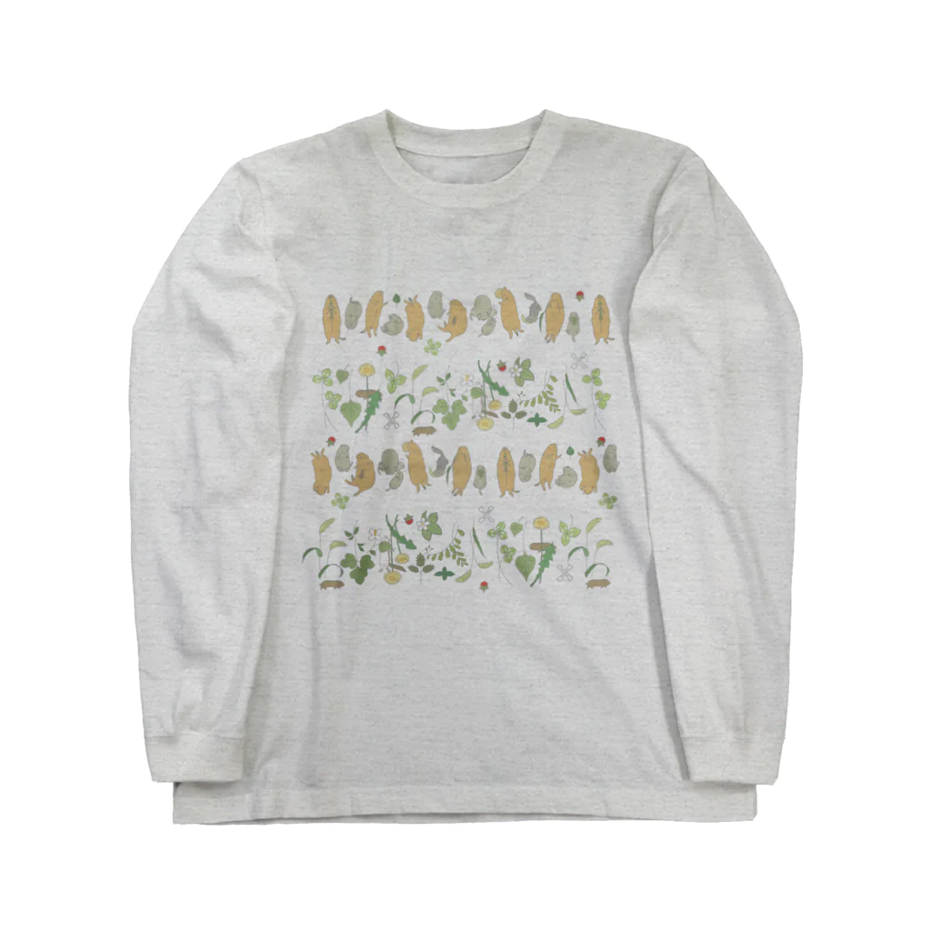 ごまーみんの寝っころジリス Long Sleeve T-Shirt