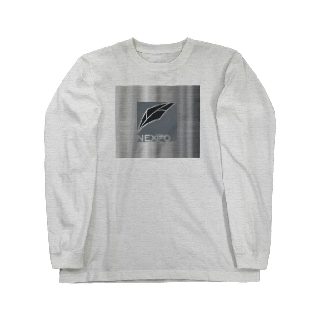 NexfoIncのNexfoアクリルロゴ Long Sleeve T-Shirt