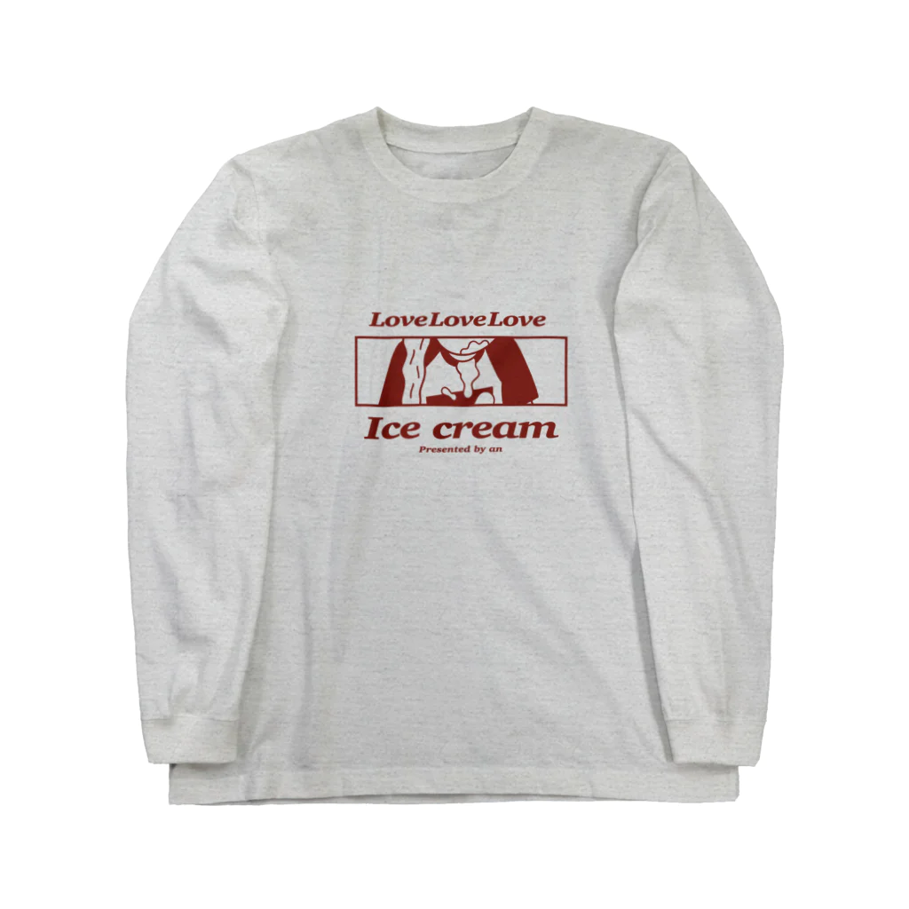 a nのLOVE ICECREAM Long Sleeve T-Shirt