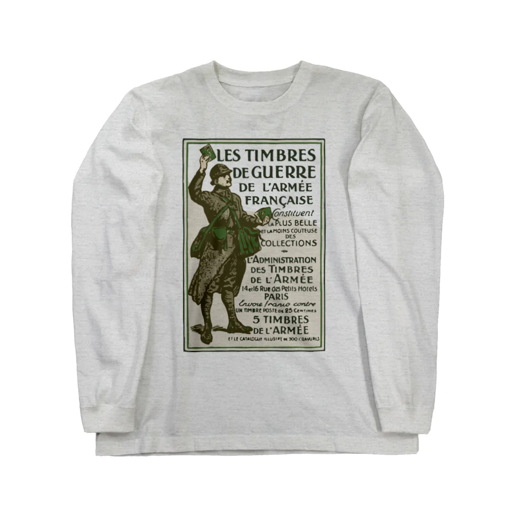 Vintage Revivalのフランス軍 French Army Stamp ユーロミリタリー ロングスリーブTシャツ