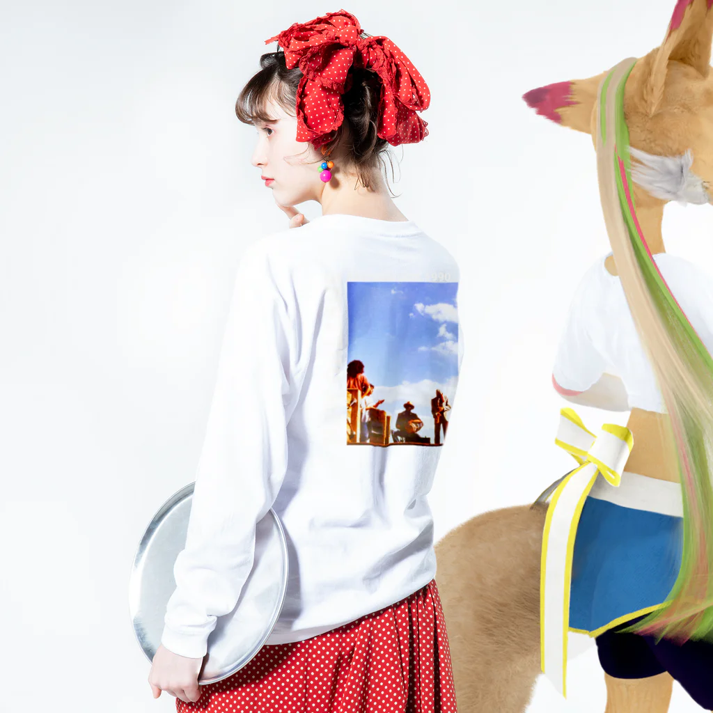 クオッカ☆ラッコ☆ minamoonplusのNEW ORLEANS 1990 ロングスリーブTシャツの着用イメージ(裏面・袖部分)