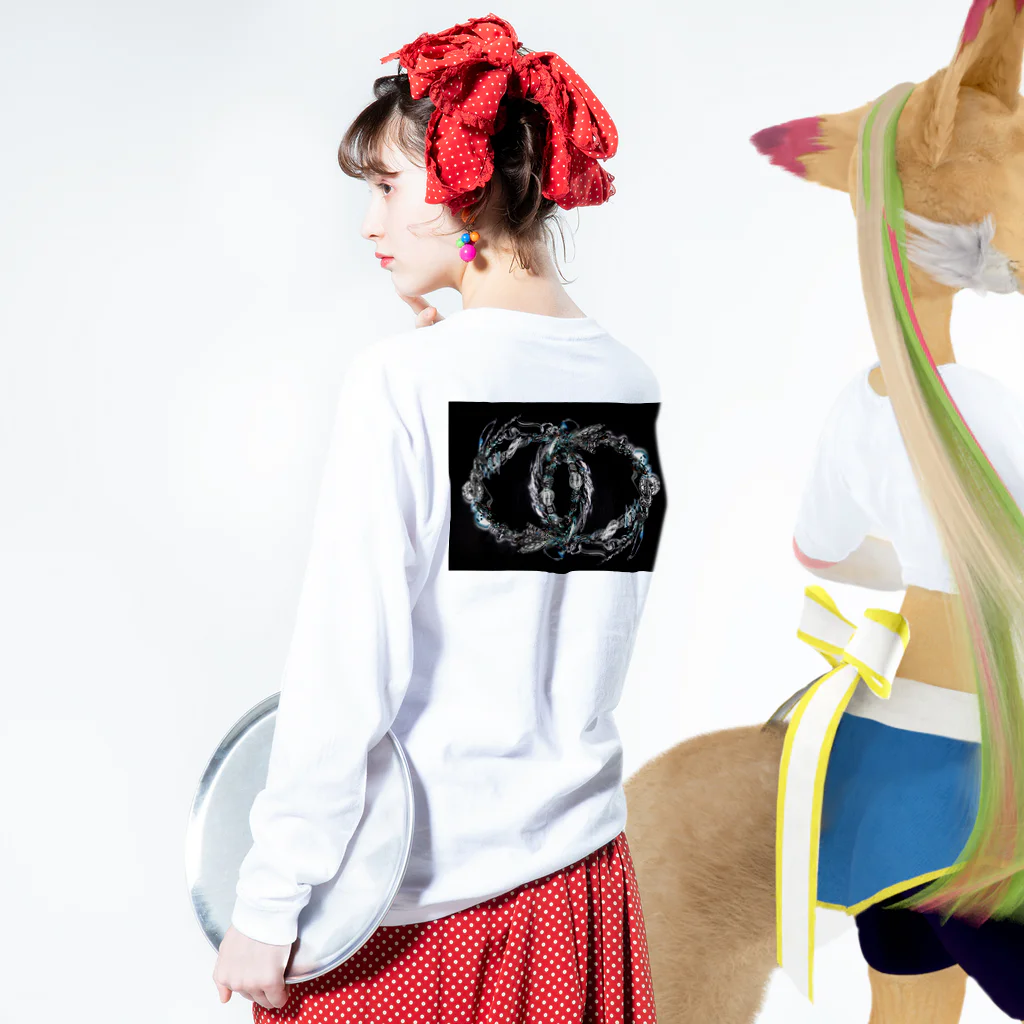 DIMADARA BY VULGAR CIRCUSのUROBOROS/DB_32ua Long Sleeve T-Shirt :model wear (back, sleeve)