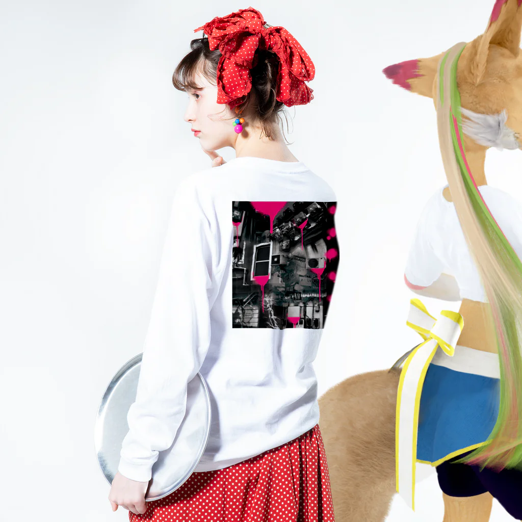 StrangeCapsule（ストレンジカプセル）のdope Long Sleeve T-Shirt :model wear (back, sleeve)