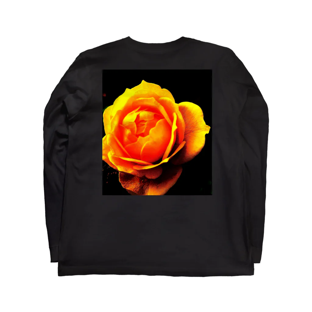 Anna’s galleryのYellow Rose Long Sleeve T-Shirt :back