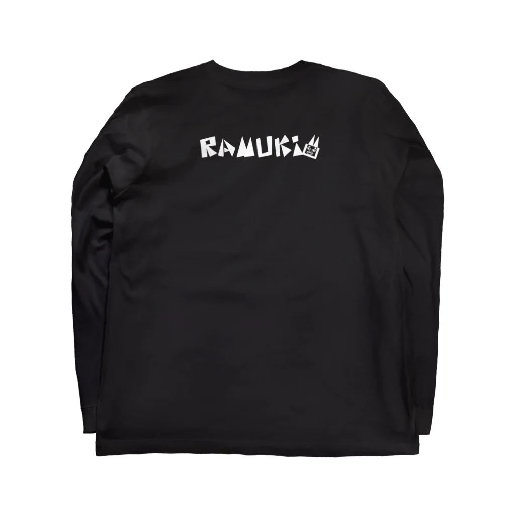 RAMUKiのRide兜（白） Long Sleeve T-Shirt :back