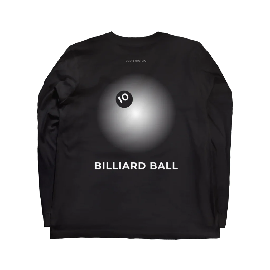 DONOTのBILLIARD BALL ロングスリーブTシャツの裏面