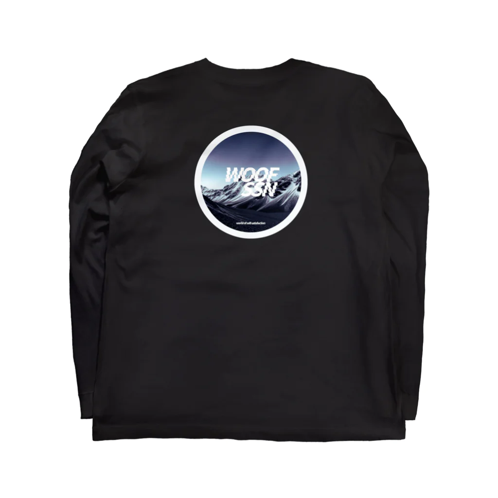 Woofssn™︎の雪山/woofssn Long Sleeve T-Shirt :back