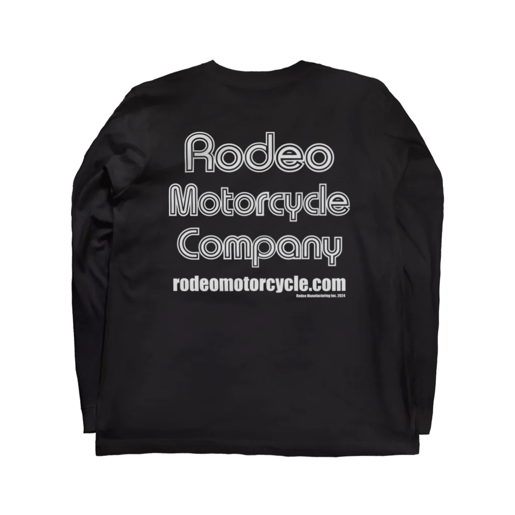 RODEO MOTORCYCLEのロデオ モーターサイクルのオフィシャルグッズ ロングスリーブTシャツの裏面