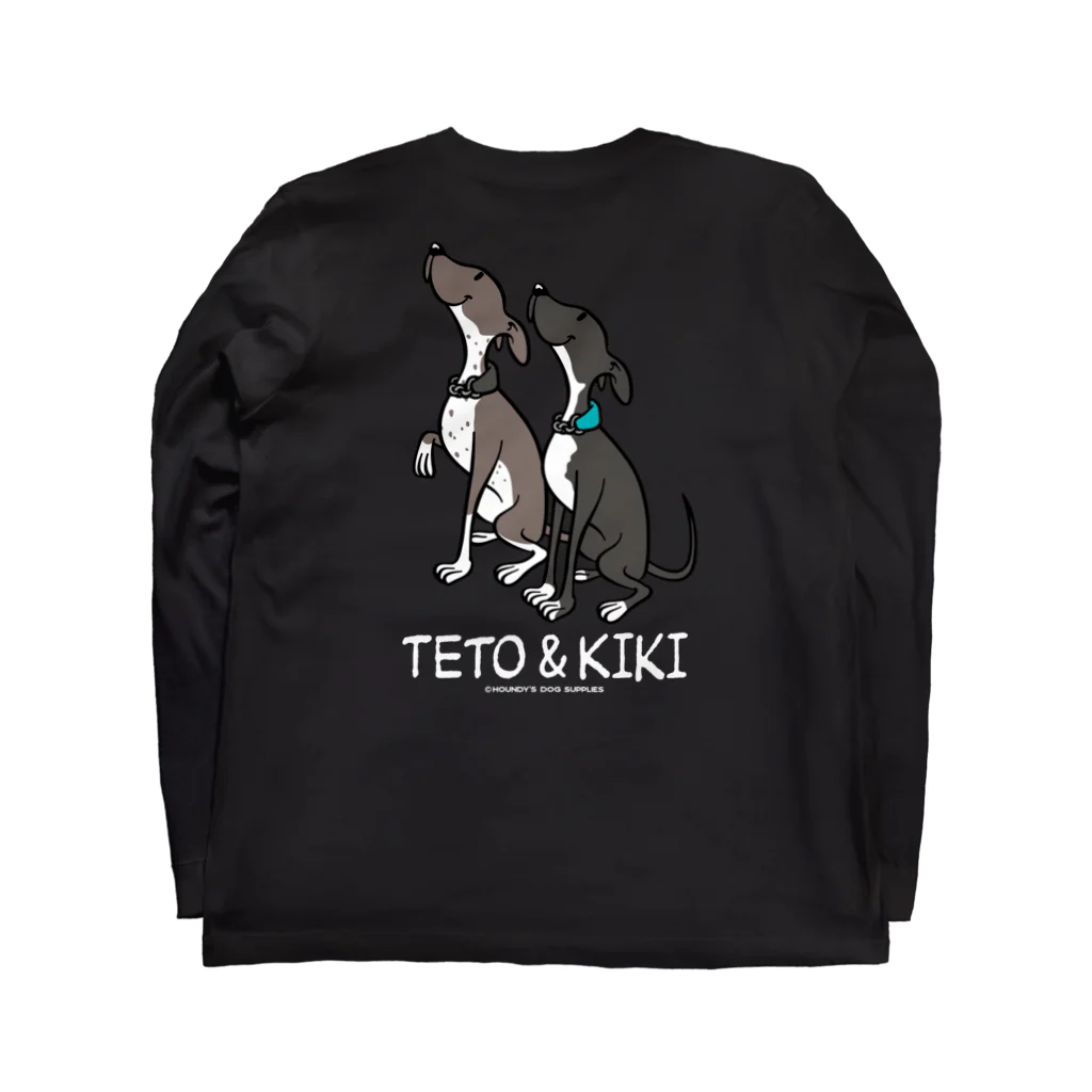 Houndy's supply イタグレ服【ハウンディーズ】のTETO&KIKIさん専用 ロングスリーブTシャツの裏面