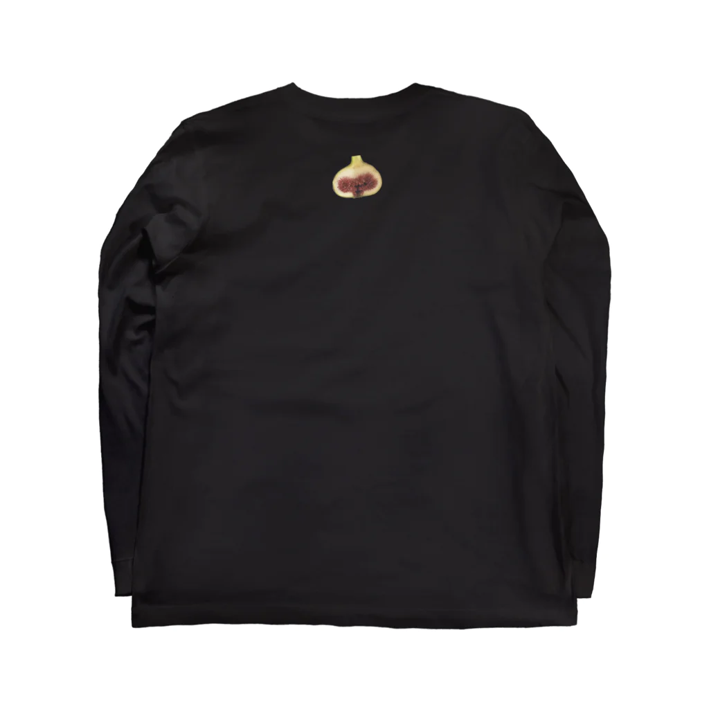 im fig.のi'm fig. マリネ ブラック Long Sleeve T-Shirt :back