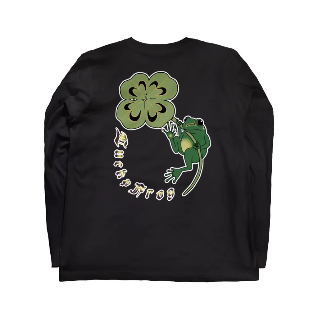 MYOW storeのLucky　Frog Long Sleeve T-Shirt :back