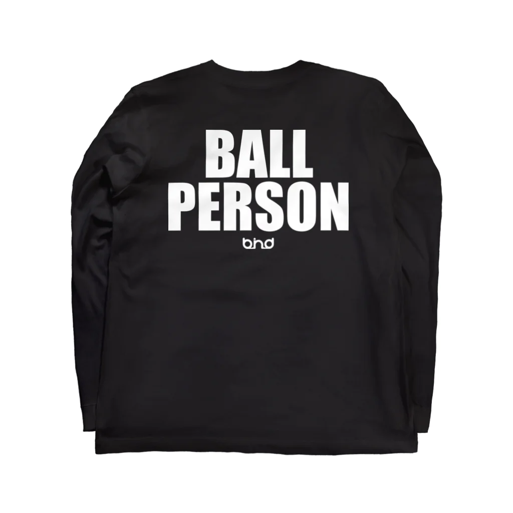 b.n.d [街中でもラグビーを！]バインドの勝手にBall person! ロングスリーブTシャツの裏面