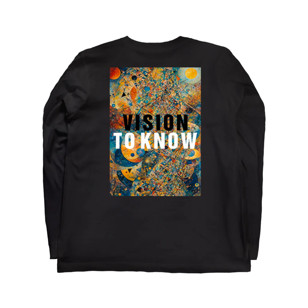 あしおとでつながろうプロジェクトの VISION/TOKNOW  NO.2024 Long Sleeve T-Shirt :back