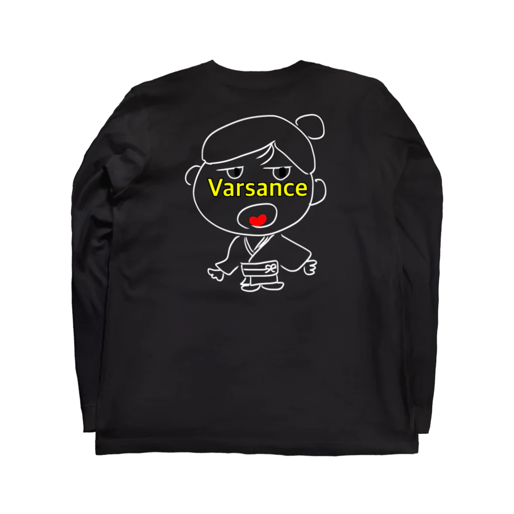 comaoのばーさんチェ　Varsance ロングスリーブTシャツの裏面