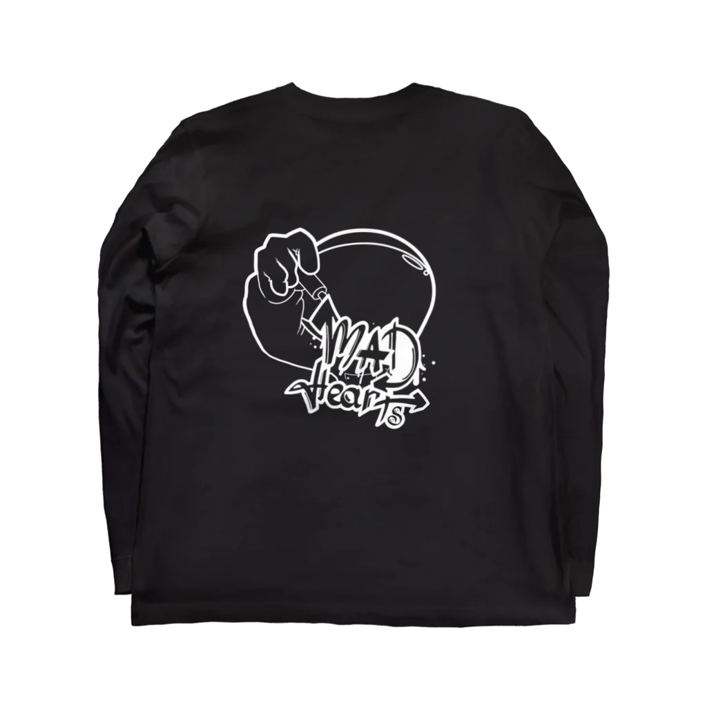 MAD Heartsの無名shark Long Sleeve T-Shirt :back