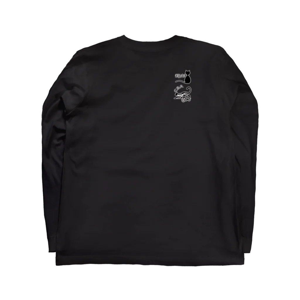 NyaoTokyoのチェイサー「アルフレッド」 猫 SF サイバーパンク Long Sleeve T-Shirt :back