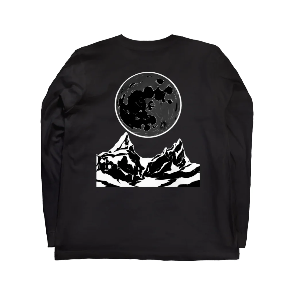 leaf【MOON】のdarkmoon Long Sleeve T-Shirt :back