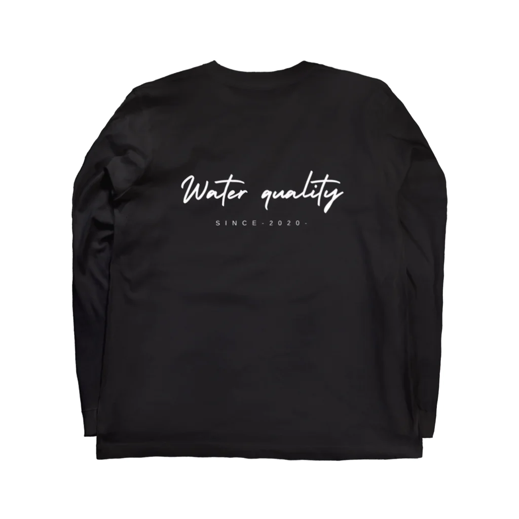 【岡山水質調査隊】の【岡山水質調査隊】公式サポーター オリジナル Long Sleeve T-Shirt :back