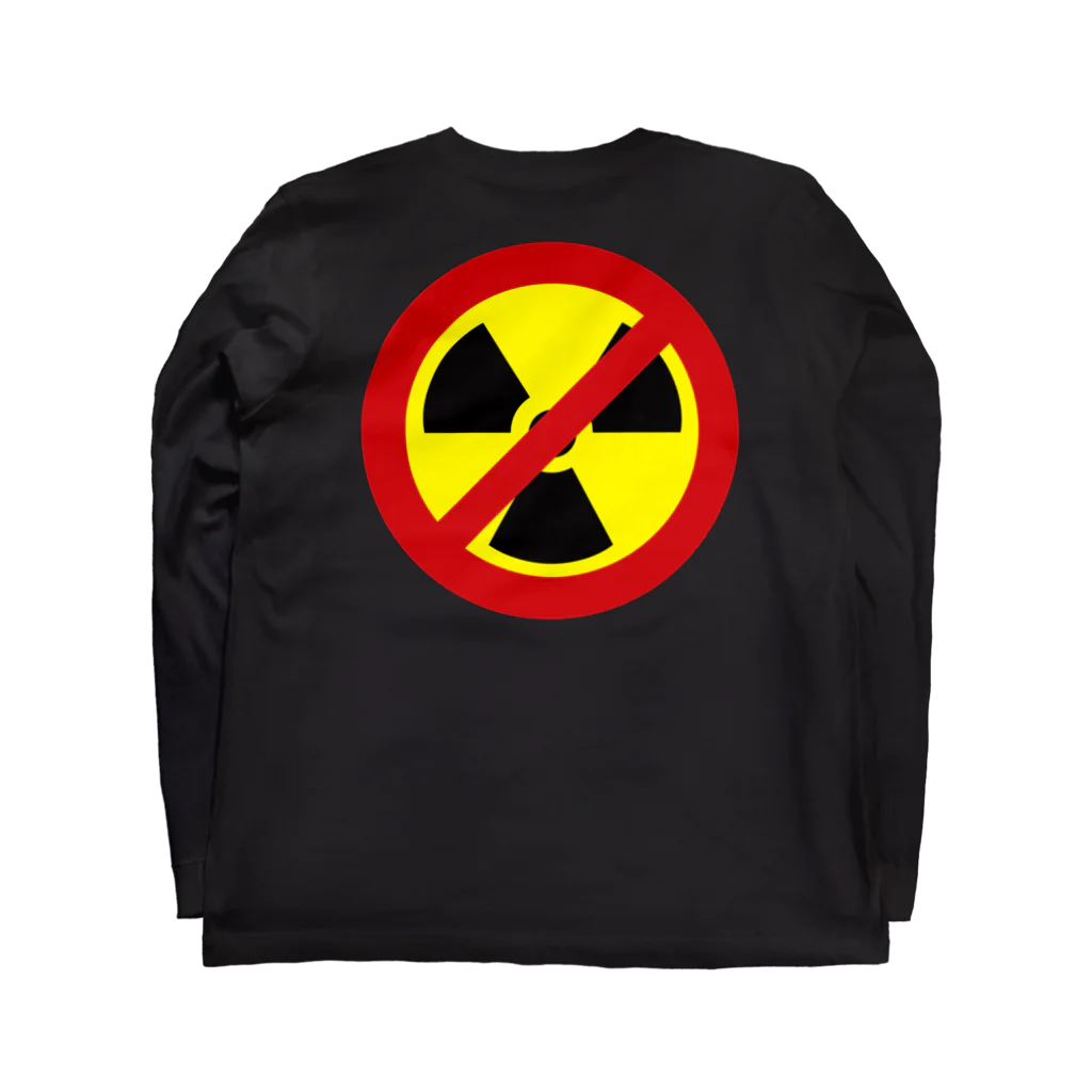 AURA_HYSTERICAのNO_NUKES Long Sleeve T-Shirt :back