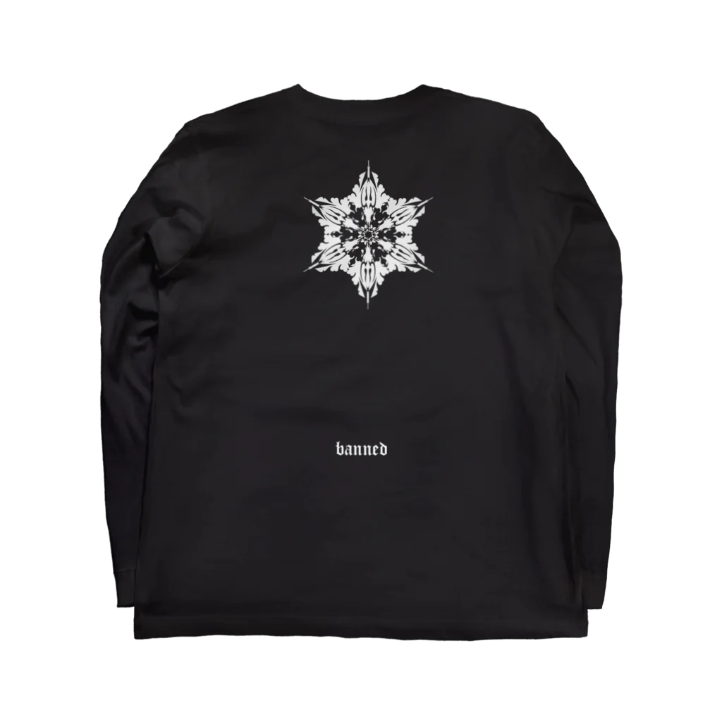 bannedのbanned snow ロングスリーブTシャツの裏面