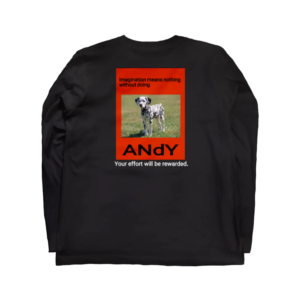 ANdYのANdY DOG ロングスリーブTシャツの裏面