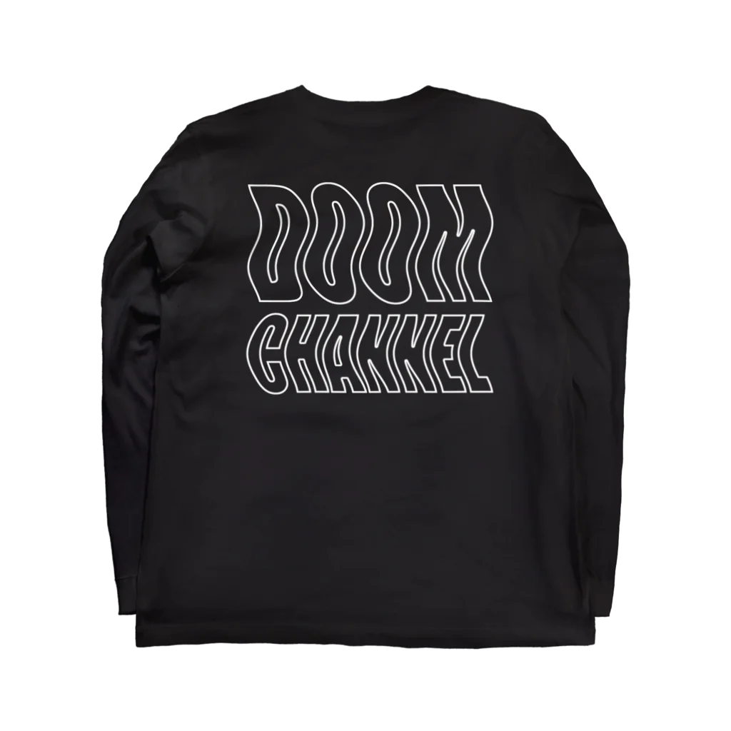 doomchannelの鳥獣戯画スケート Ver.2 Long Sleeve T-Shirt :back