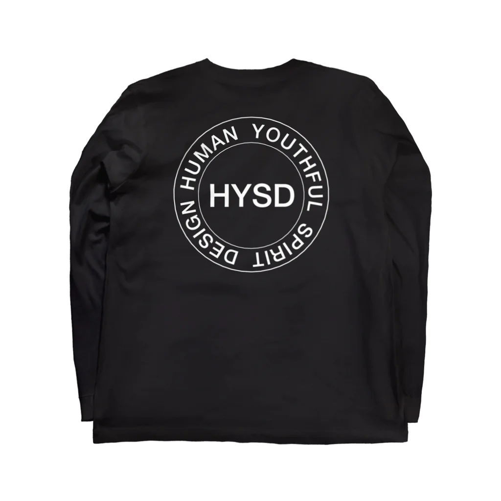 HYSDのHYSD サークルロゴ Long Sleeve T-Shirt :back