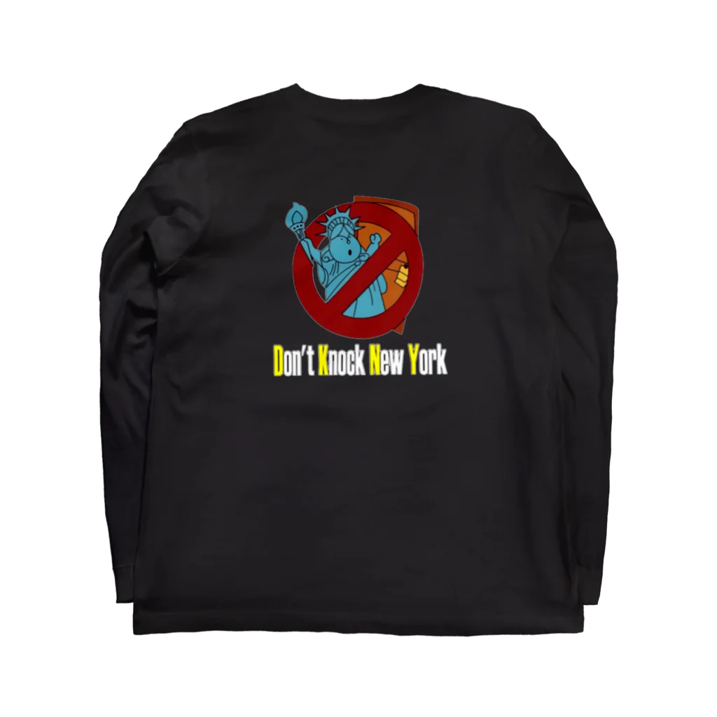 健三ショップのDon't　knock New York Long Sleeve T-Shirt :back