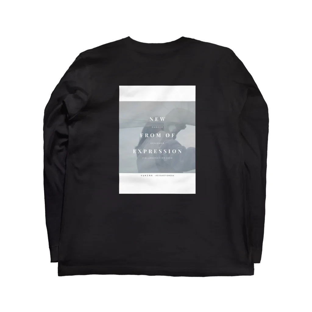 ゆきなのyukina × keisukeyoneda コラボ Long Sleeve T-Shirt :back