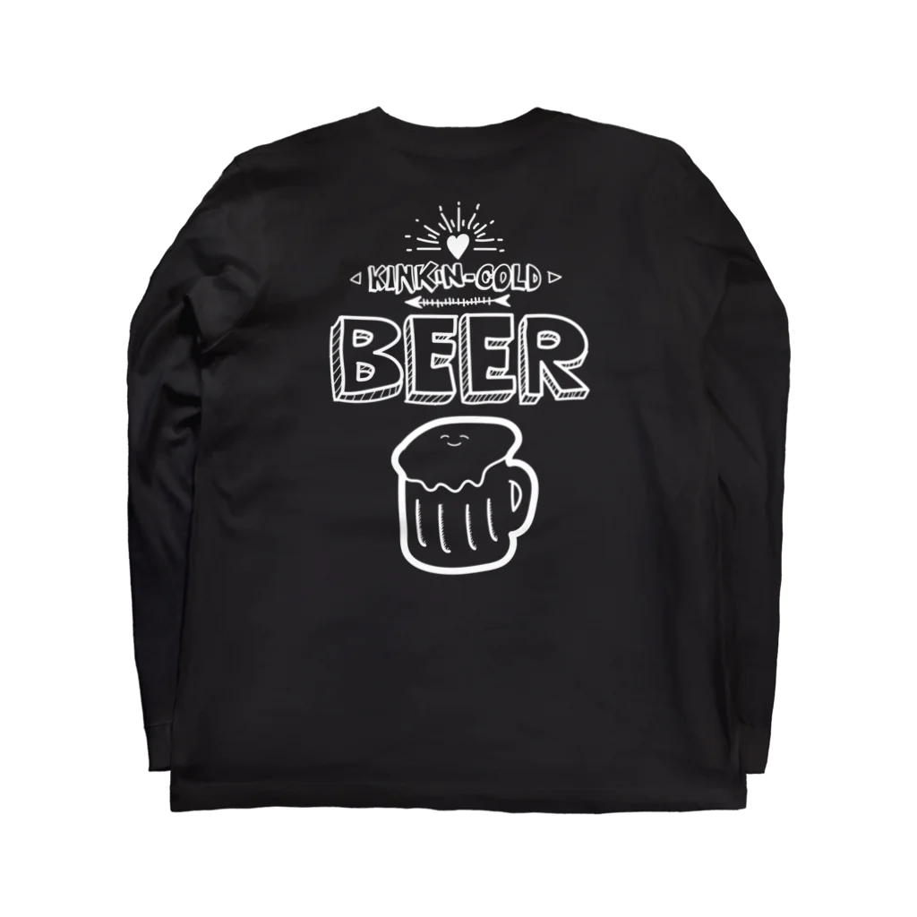 NI_COLD_BEERのKIN-KIN COLD BEER ロングスリーブTシャツの裏面