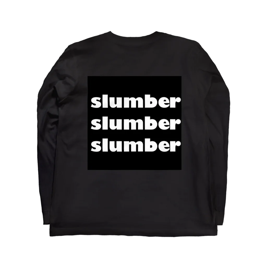 yuta_fujiokaのslumber black ロングスリーブTシャツの裏面