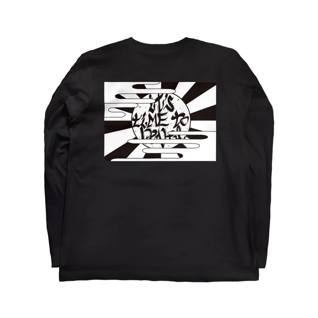 BISUのukiyo sunrise Long Sleeve T-Shirt :back